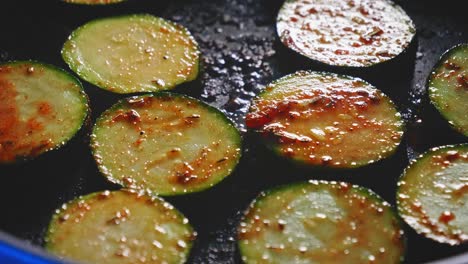 Sliced-Eggplants-Frying-In-A-Pan.-close-up