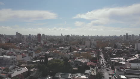 Aerial-drone-footage-of-downtown-Buenos-Aires-Argentina-cityscape-skyline