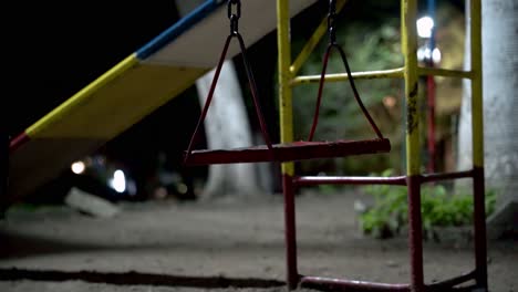Playground-in-the-night-in-downtown
