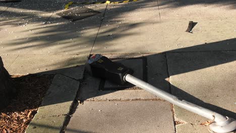 damaged-parking-meter-after-crash