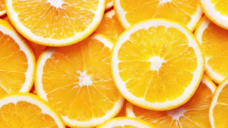 Citrus-Fruit-Slices-Orange-Grapefruit-Lemon-Lime-on-Rotating-Surface