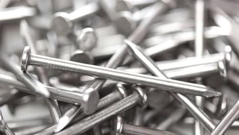 Industrial-steel-nails.-Pile-of-Nails-Background