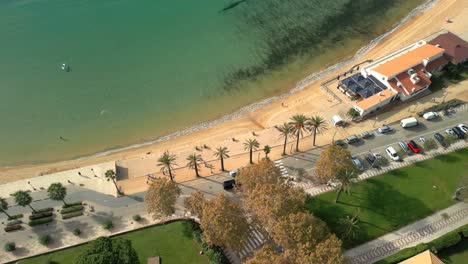 Aerial-view-from-the-top-of-S'Agaró-beach-on-the-Costa-Brava