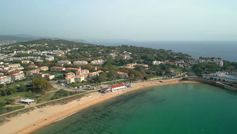 Aerial-images-of-S'Agaró-on-the-Costa-Brava-in-Spain-impressive-transparent-water-calm-sea
