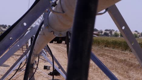 Close-up-shot-of-machines-used-for-center-Pivot-Irrigation-System