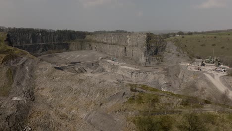 Topley-Pike-Quarry-Limestone-Working-Open-cast-Mine-Aerial-View-Lime-Industry-Peak-District-Derbyshire