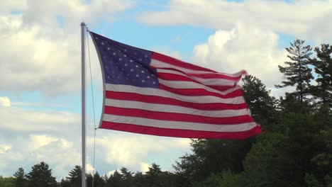 American-flag-flying-in-wind
