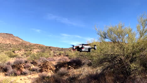 Drone-takeoff-in-a-desert-in-Arizona