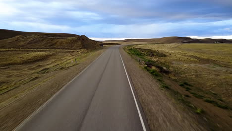 Traveling-in-Patagonia-on-a-desert-road