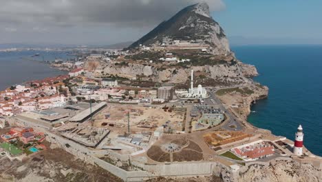 Vista-Aérea-De-La-Península-De-Gibraltar