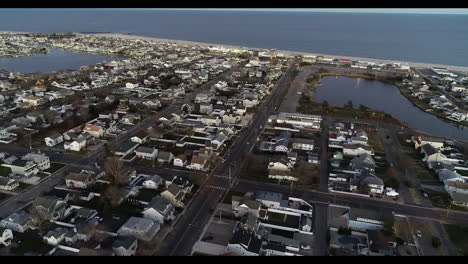 Fly-by-drone-shot-of-Point-Pleasant-beach-in-NJ