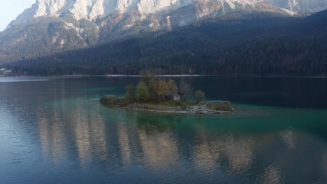 Baviera,-Lago-Eibsee-Hora-Dorada-|-4k-D-log:-Perfecto-Para-Gradación-De-Color