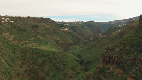 Drone-flight-over-a-canyon-in-Gran-Canaria