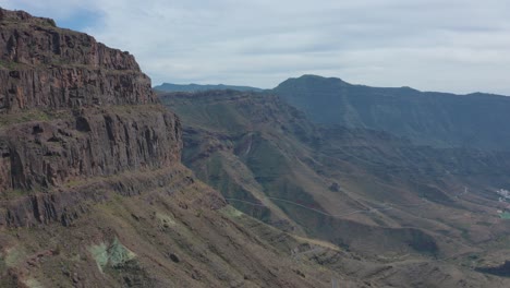 Drone-fly-of-mountains-and-canyons-in-gran-canaria