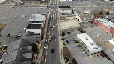 Drone-FlyBy-down-town-Toms-River-intersection