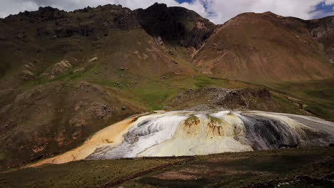 Clean-shot-of-mineral-formation-in-Ayacucho-Peru-Mountains