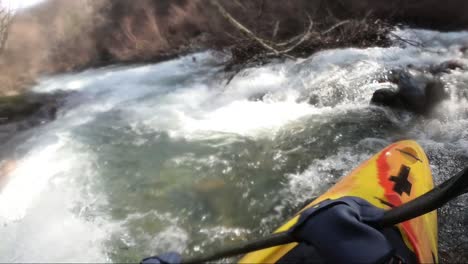 Whitewater-kayaking-on-a-cold-spring-day