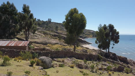 Taquile-Inselansicht-Des-Titicaca-Sees-Puno-Peru-60fps