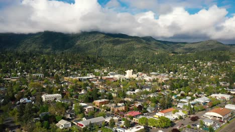 Luftaufnahme-Von-Ashland,-Oregon.-Vereinigte-Staaten-Von-Amerika