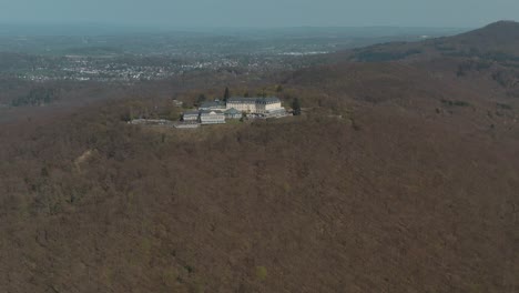 Drone-shot-of-Petersberg-near-Bonn-4K-25-fps