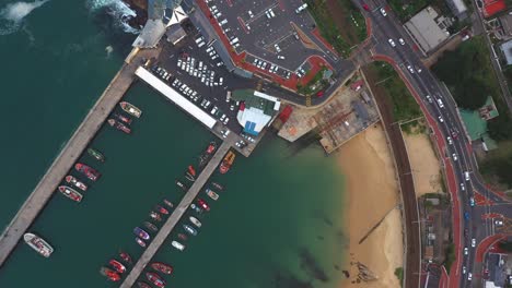 Aerial-view-of-Kalk-Bay,-South-Africa