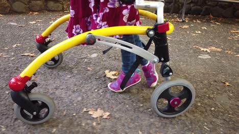 Black-girl-with-Cerebral-Palsy-walking-in-the-park-with-her-assistive-device