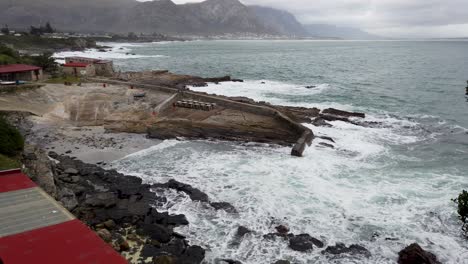 View-of-the-old-harbor-at-Hermanus,-South-Africa