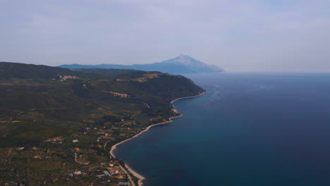 Aerial-footage-of-Mount-Athos-in-Halkidiki