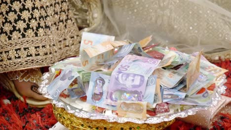 shot-of-new-zealand-cash-used-as-dowry-in-a-wedding