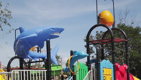 Creative-Children's-Playground-In-A-Resort---wide-shot