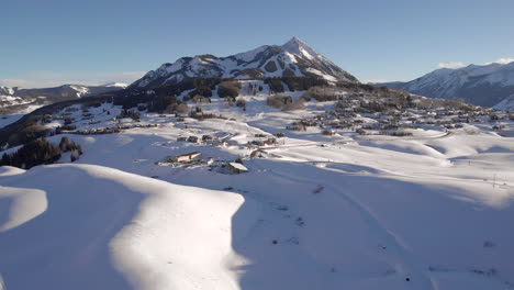 Drone-views-of-Crested-Butte-Colorado-USA