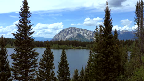 Tagesansichten-Des-Marcellina-Berges-über-Dem-Lost-Lake-Colorado