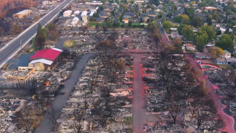 2020-Almeda-Wildfire-Zerstörung-In-Talent,-Oregon