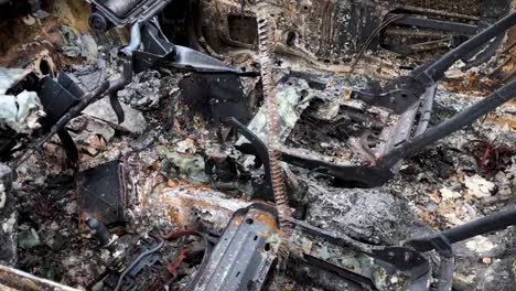 The-Interior-of-a-Burnt-Out-Car-From-Phoenix-Oregon-Fires
