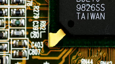 Macro-Shot-Of-Surface-Mount-Component-Of-A-Printed-Circuit-Board