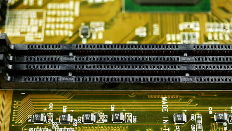Close-Up-Of-Terminal-Blocks-Of-An-Electronic-Board
