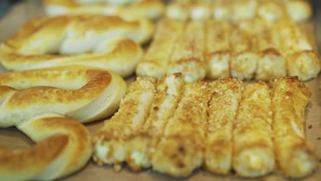 Freshly-Baked-Pretzel-Bread-On-Baking-Tray