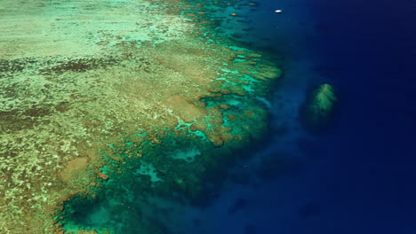 Great-Barrier-Reef-Near-Cairns-In-Queensland,-Australia