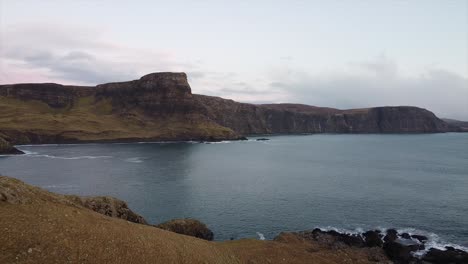 Huge-cliff-on-the-Isle-of-Skye-in-Scotland