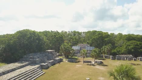 Drone-shot-of-mayan-ruins