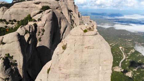 Aerial:-Montserrat-mountain-range-from-the-air