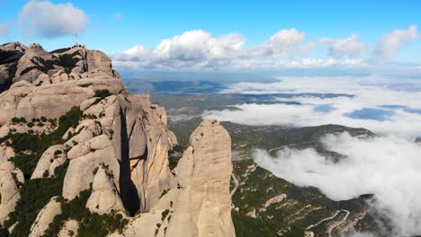 Aerial:-Montserrat-mountain-range-from-the-air
