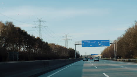 German-Autobahn-on-beautiful-day-in-spring