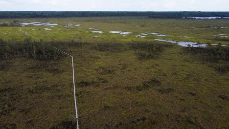 Aerial-drone-clip-from-Nigula-bog-in-Estonia