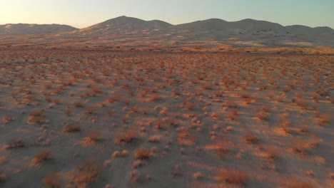 Fliegen-Sie-über-Die-Mojave-Wüste-Bei-Den-Kelso-Dünen