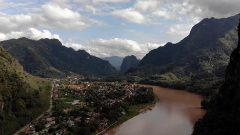 Aerial-view-of-Nong-Khiaw-remote-village-in-the-Luang-Prabang-Province-of-northern-Laos