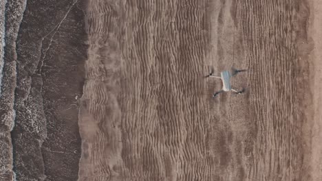 Overhead-Luftaufnahme-Von-DJI-Drohne-über-Dem-Strand