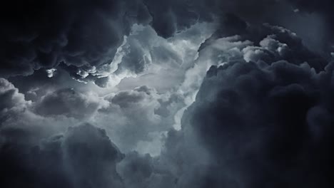Tormenta-De-4k,-Cielo-Lluvioso-Con-Nubes-Oscuras