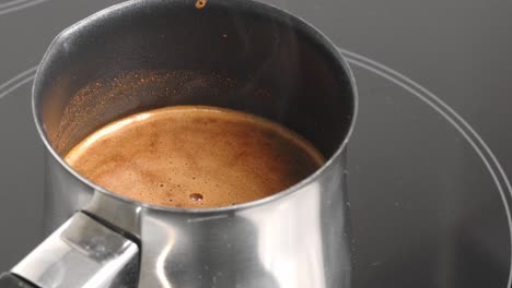Close-up-of-preparation-of-greek-turkish-coffee
