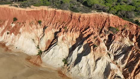 Küstenklippen-Und-Natur-#3---Algarve,-Portugal---Stabilisierte-Drohnenansicht-In-4k